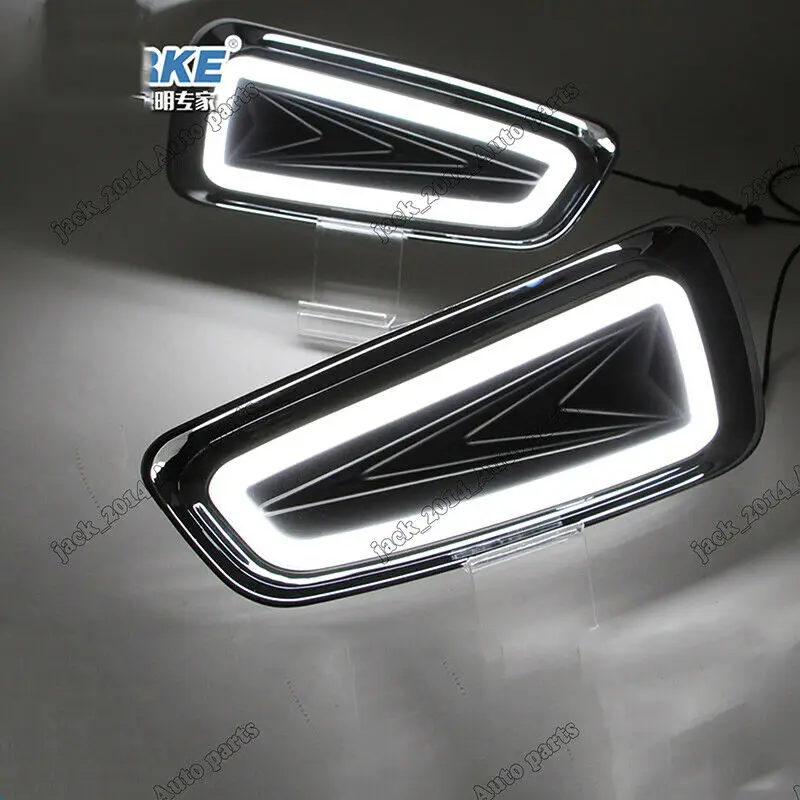 Светодиодные дневные ходовые огни белый + желтый свет ДХО подходит для Ford Raptor 2010