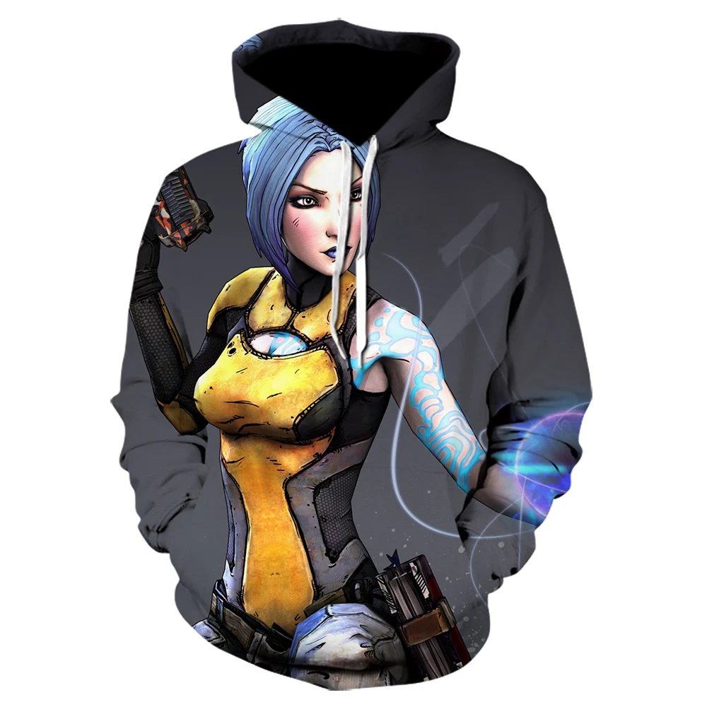 Новинка сезона осень-зима 2019 года мужские толстовки Borderlands в стиле Харадзюку