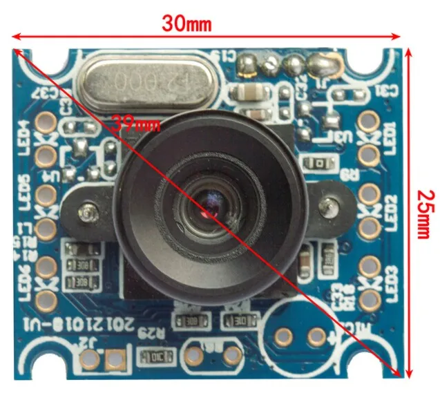 Модуль камеры USB 1 МП 720P свободный диск модуль мини-камеры для