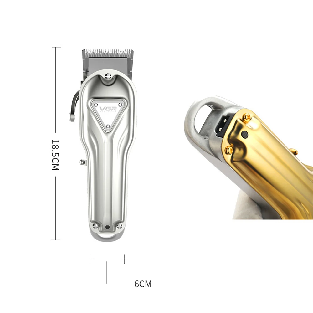 Электрическая Водонепроницаемая машинка для стрижки волос TrimmerDisplay Мужская с