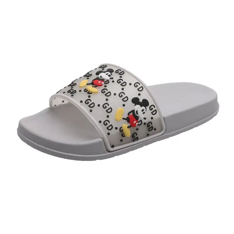 

Luxury Brand Designer Slippers Cute Mouse Soft Bottom Home Female Sandals 2021 New 3D Mouse Flip-flop Summer Non-slip Half-drag