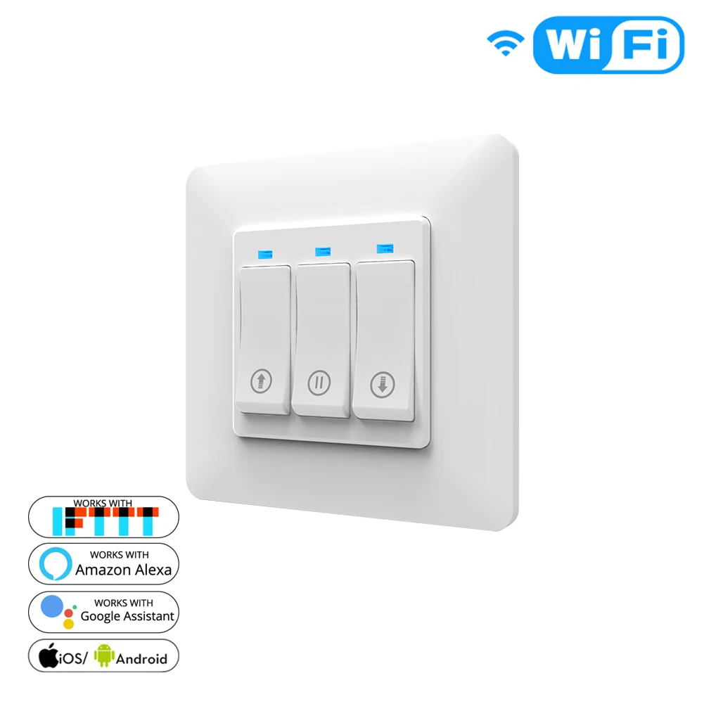 

Смарт-выключатель для штор Tuya Smart Life с поддержкой Wi-Fi