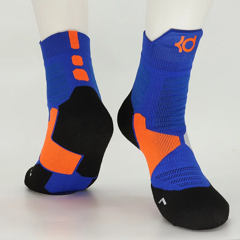DLTL Взрослые Размеры, носки до середины икры Кевин Дюрант, белые мужские спортивные носки для велоспорта, баскетбола, бега, летние походные, теннисные, лыжные, мужские и женские нескользящие - Цвет: DLTL