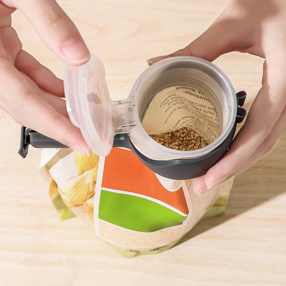 

New Seal Pour Food Storage Bag Clip Snack Sealing Clip Keeping Fresh Sealer Clamp Plastic Multifunction Food Saver Kitchen Tools