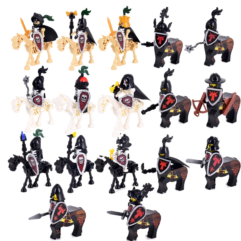 S Building Blocks Roman Horse Soldier Bricks Toy For Children Xmas Gift