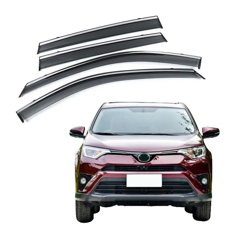 Fit For Toyota RAV4 RAV 4 2016 2017 2018 Car Side Window Shield Visor Sun Rain Deflector Car Styling Accessories