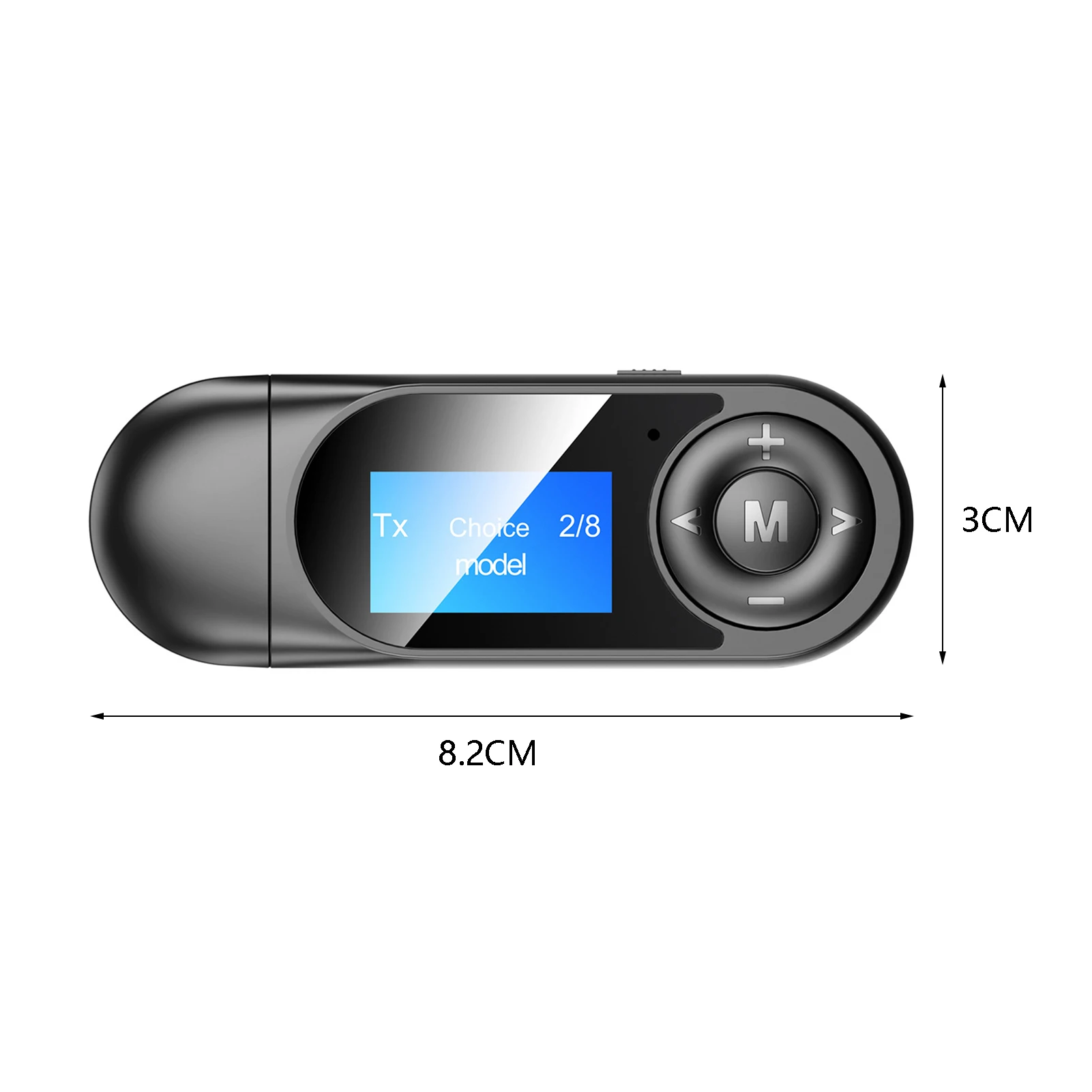 

DC5V T13 Bluetooth 5.0 Audio Receiver USB Adapter 3.5MM AUX Music Stereo Wireless Transmitter LED Screen Display Car Accessories