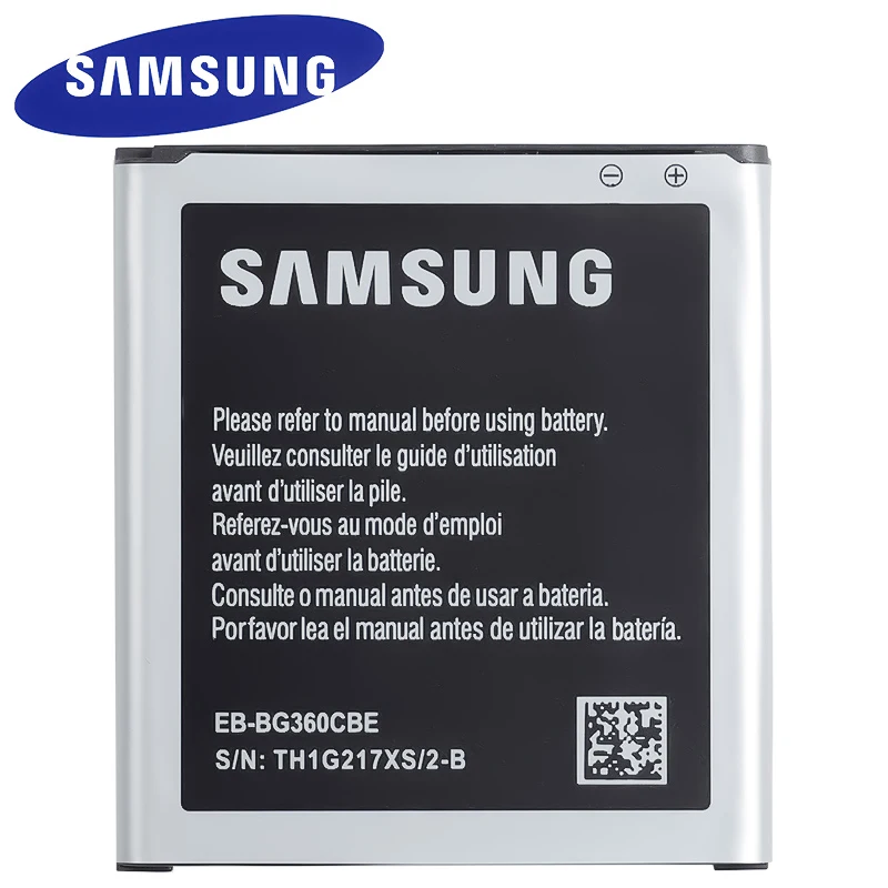 SAMSUNG Оригинал EB-BG360CBC EB-BG360CBE /CBU/CBZ EB-BG360BBE 2000 мАч батарея для Samsung Galaxy CORE Prime G3606 G3608 G3609 |