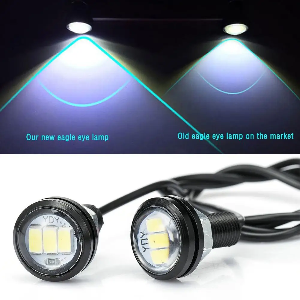 2 шт. мотоциклетная лампа ястреб огня модификация педали светодиодная зеркальная