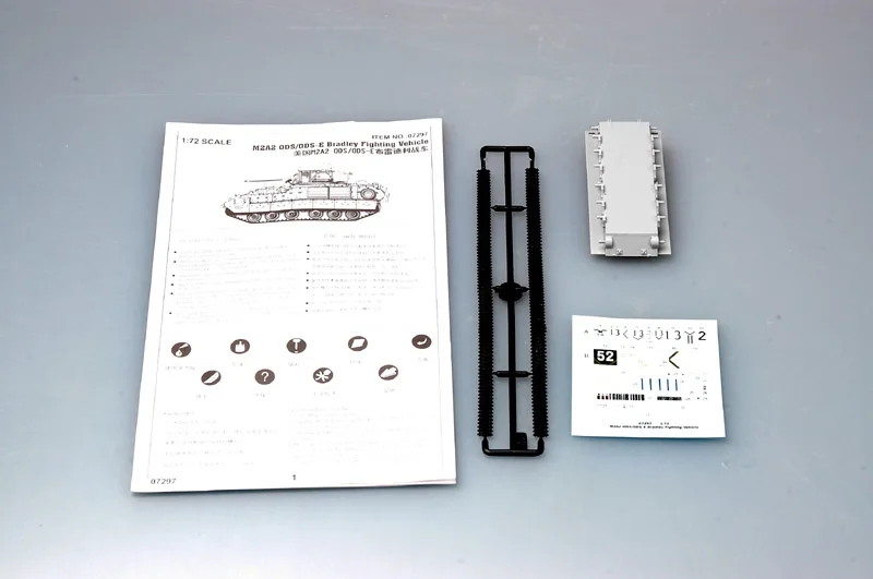 Trumpeter 07297 1:72 US M2A2/ODS Bradley пехотная Боевая машина пластиковая сборка Модель