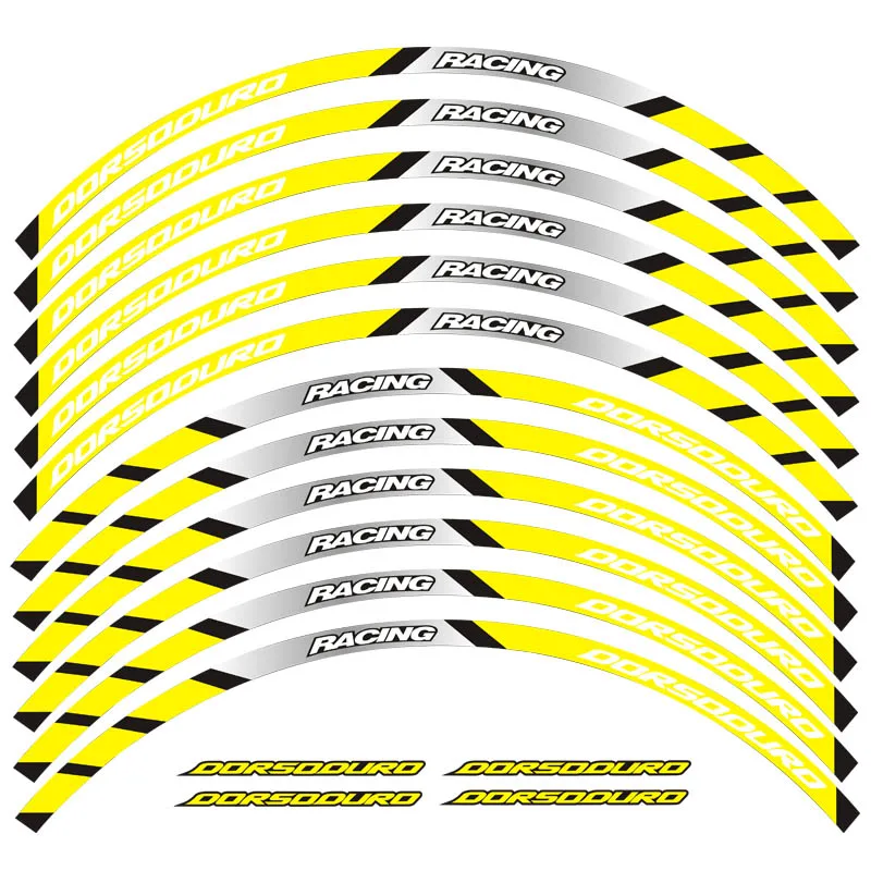 Новые наклейки на колеса мотоцикла шины Водонепроницаемые Светоотражающие в