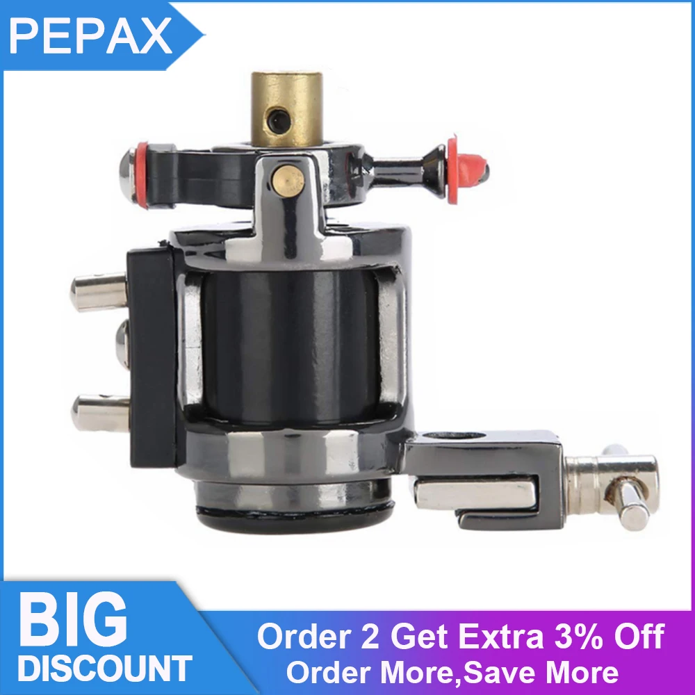 

PEPAX High Quality Rotary Tattoo Machine Aluminium Alloy Rotary Tattoo Gun Machine for Tattoo Liner&Shader Permanent Makeup