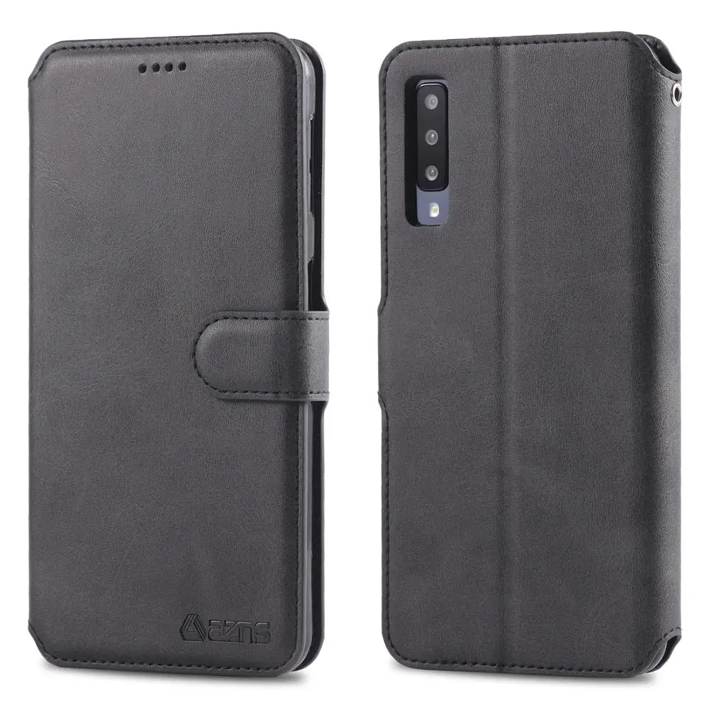 Кожаный чехол для Samsung Galaxy A6 A7 A8 A9 2018 A10/M10 M20 M30 A20/A30 A40 A50 A60 A70|Бамперы| |