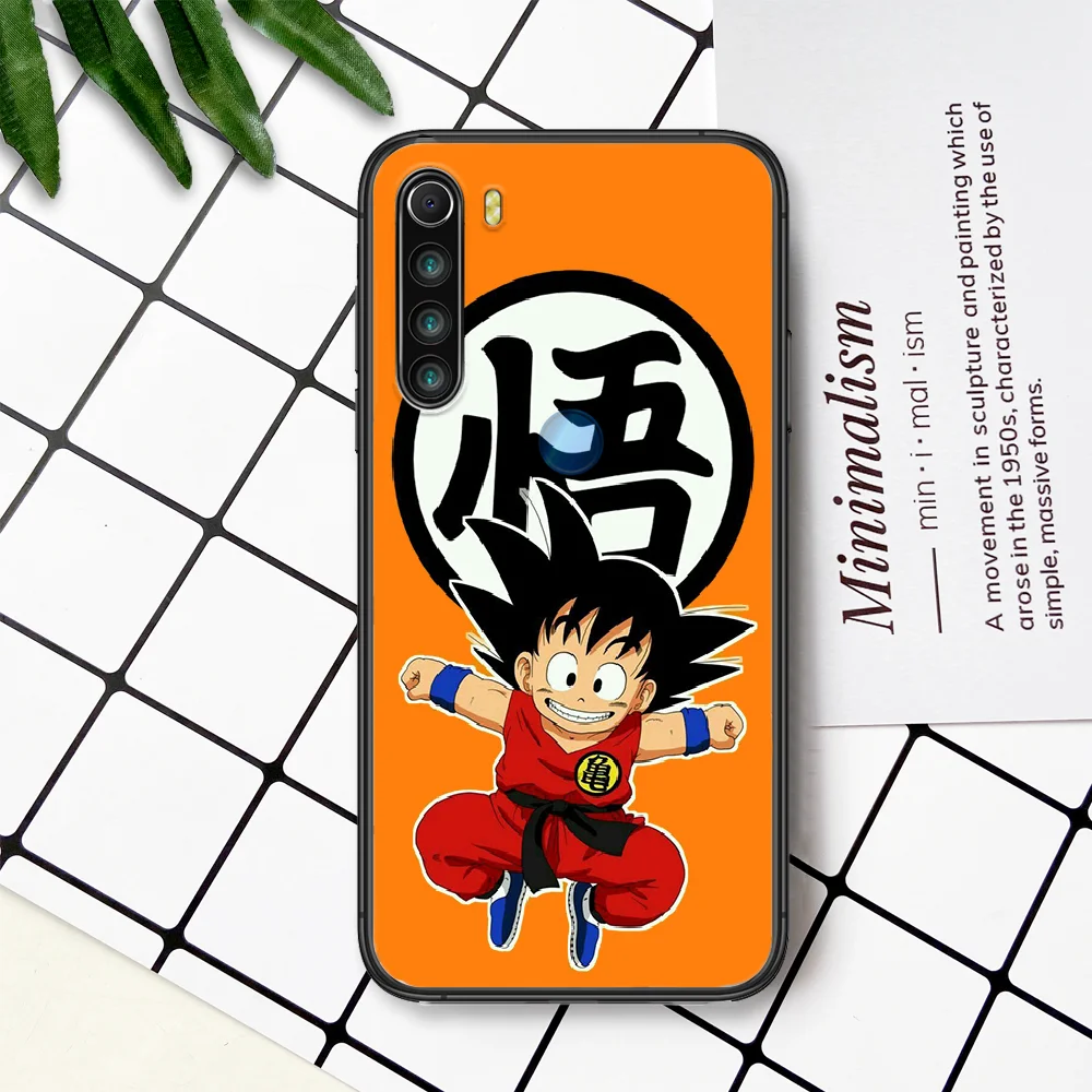 

Cartoon Anime D-Dragon Ball Goku Phone Case For Xiaomi Redmi Note 7 8 8T 9 9S 4X 7 7A 9A K30 Pro Ultra black Shell Silicone