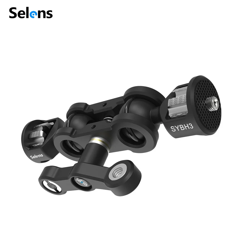 

Шарнирный магический рычаг с двойной шаровой головкой 1/4 3/8 Винт Регулируемый держатель монитора подставка аксессуары