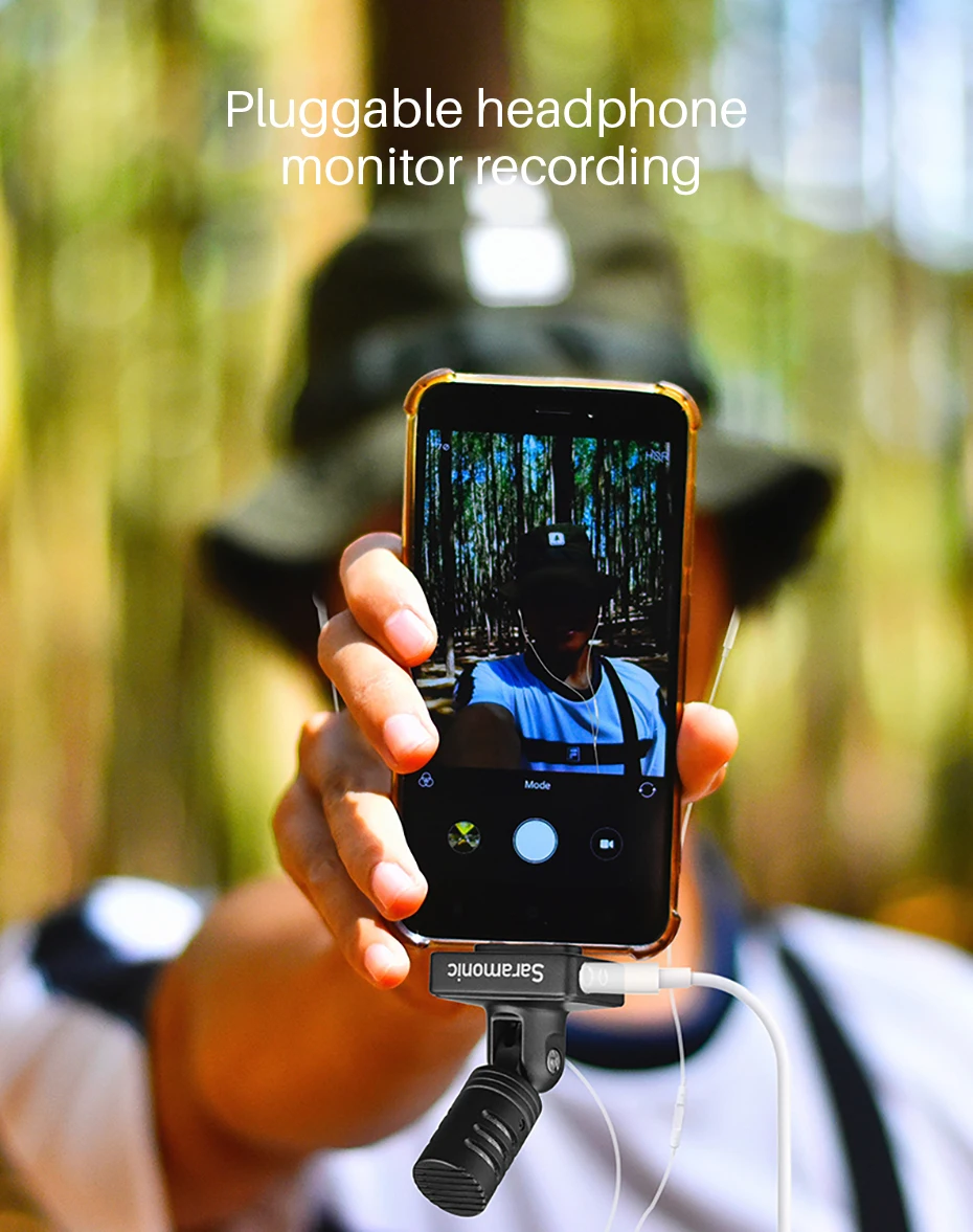Saramonic SmartMic Di стерео цифровой конденсаторный видео микрофон для IOS iPhone iPad мини четкая Запись видео Vlog Live Broadcast Mic