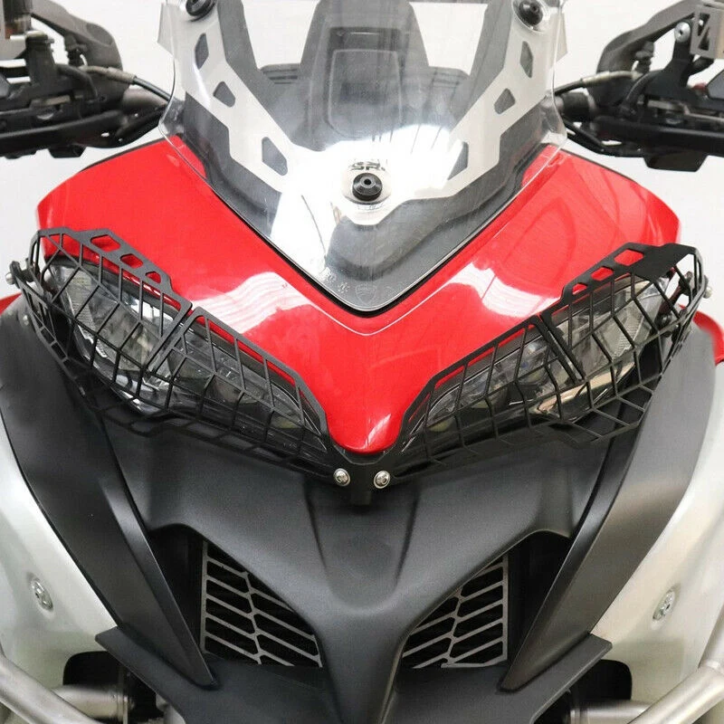 

Motorcycle Headlight Grille Guard Protector for Ducati Multistrada 950 1200 1260 head light lamp Cover 2015-2020