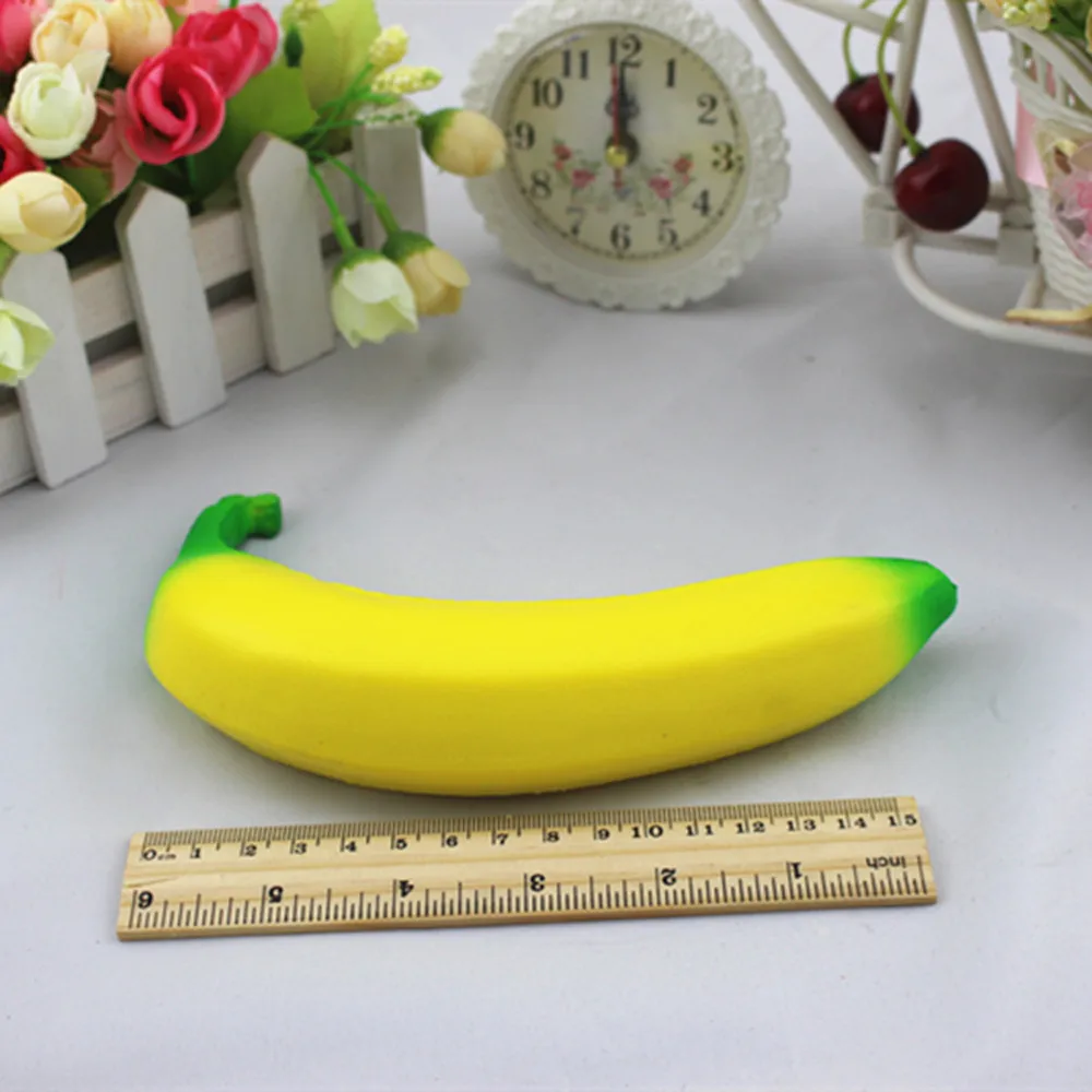 

Slow Rising Banana Wrist Hand Pad Rest Kids Toy Charm Home Decoration Stress Relief toy Stress Banana Shape Toy 2021 Fun