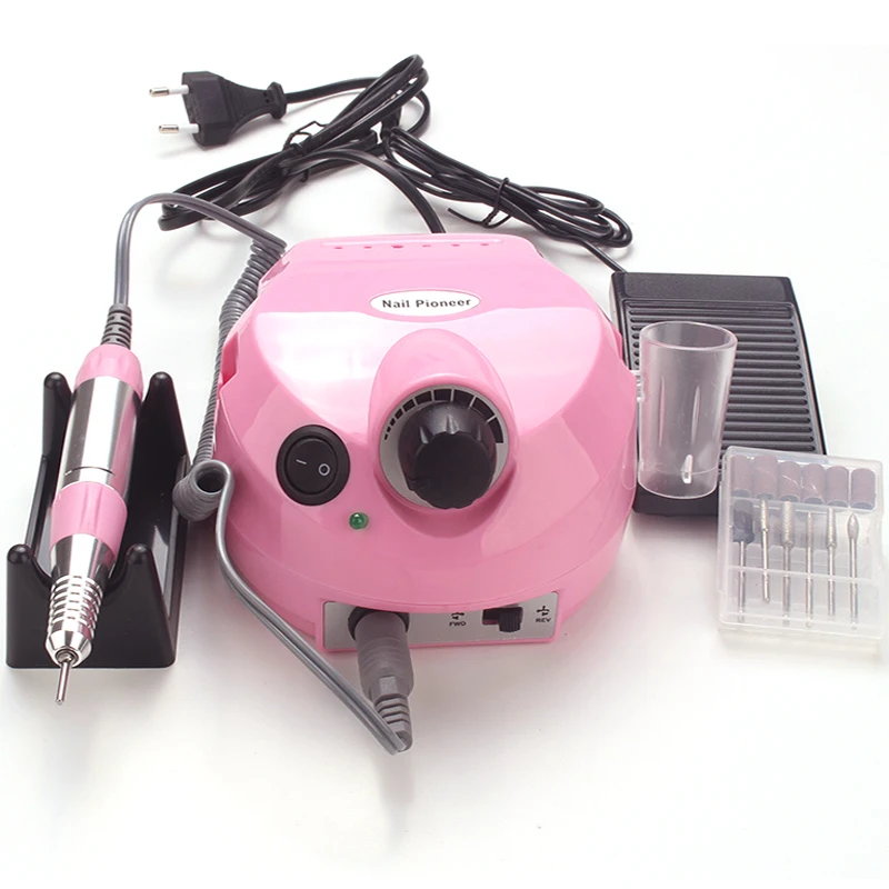 6 цветов 35000 об/мин электрическая дрель для ногтей аппарат маникюра педикюра