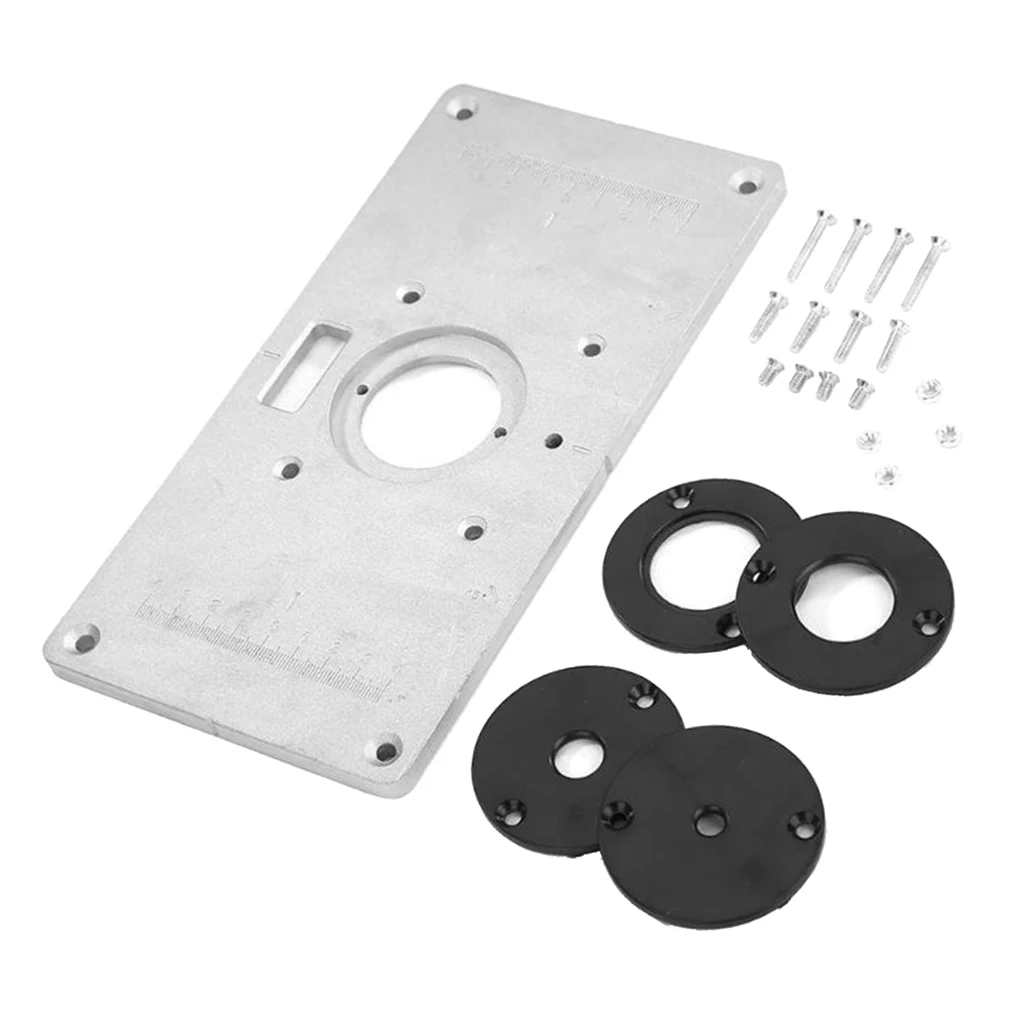 

Universal Electric Milling Machine Flip Board Guide Router Table Insert Plate for Woodworking Bench