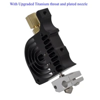 high quality mini hotend kit w upgraded titanium tc4 heatbreak plated nozzle 0 4mm for original prusa mini 3d printer hot end