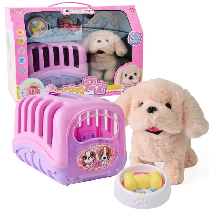 Игрушка Электрическая Нора щенок будет висеть хвостом при ходьбе имитирует