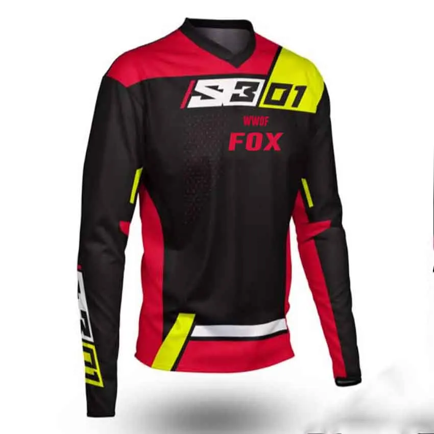 Новинка 2021 Мужская Джерси для команды с длинным рукавом мотокросса мужская майка