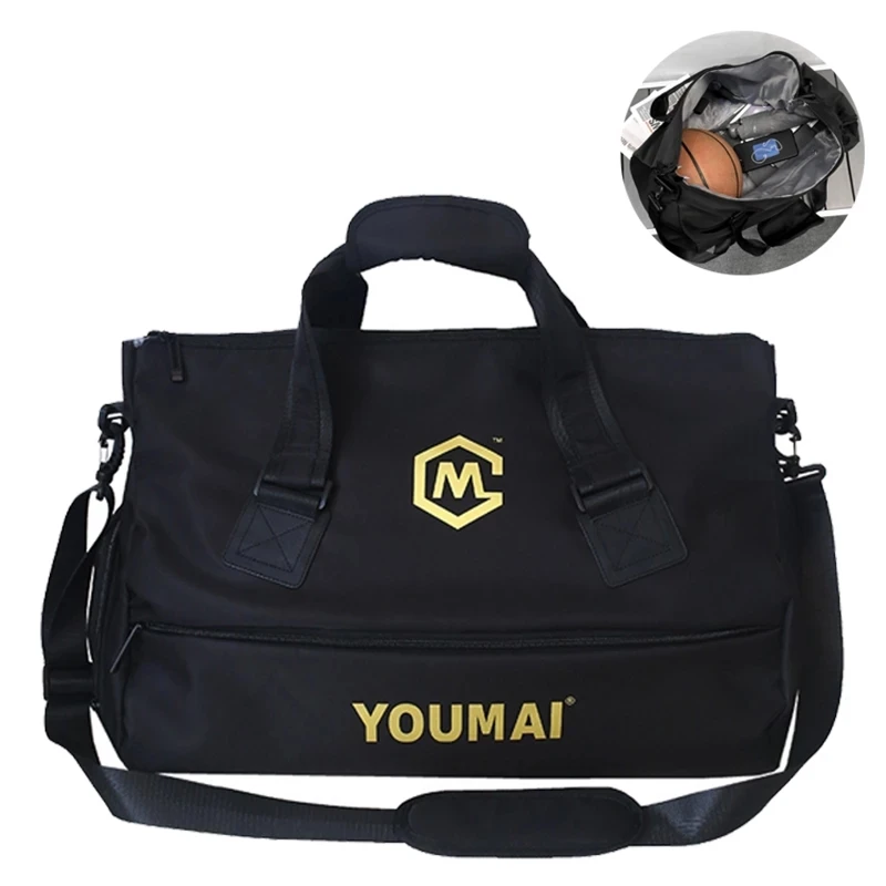 2021 Large Sports Yoga Fitness Bag Waterproof Travel Bag Portable One Shoulder Training Bag
