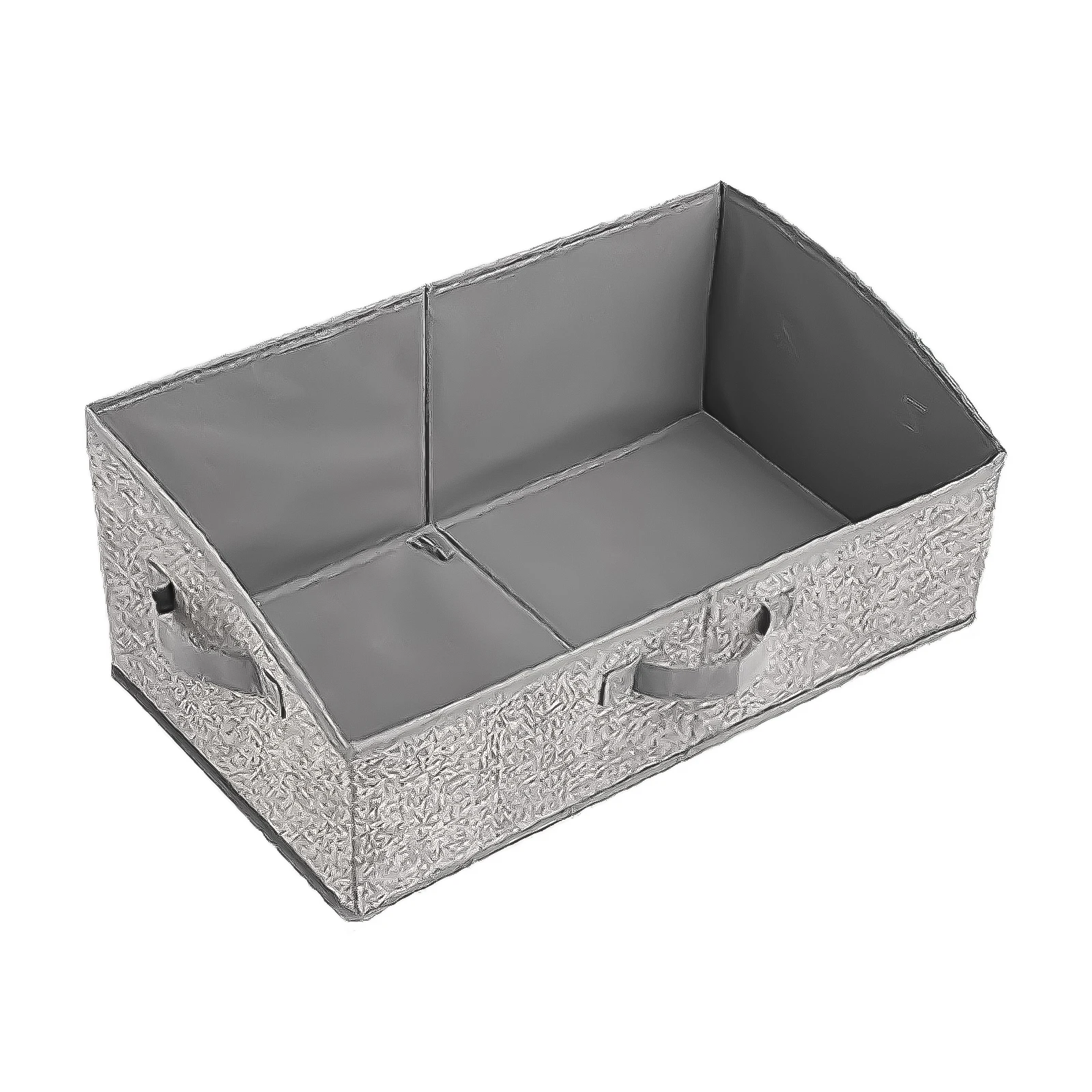 

Ящик для хранения большой емкости со Скосом, Домашний Органайзер из нетканого материала для одежды, компактный контейнер для отделки нижне...