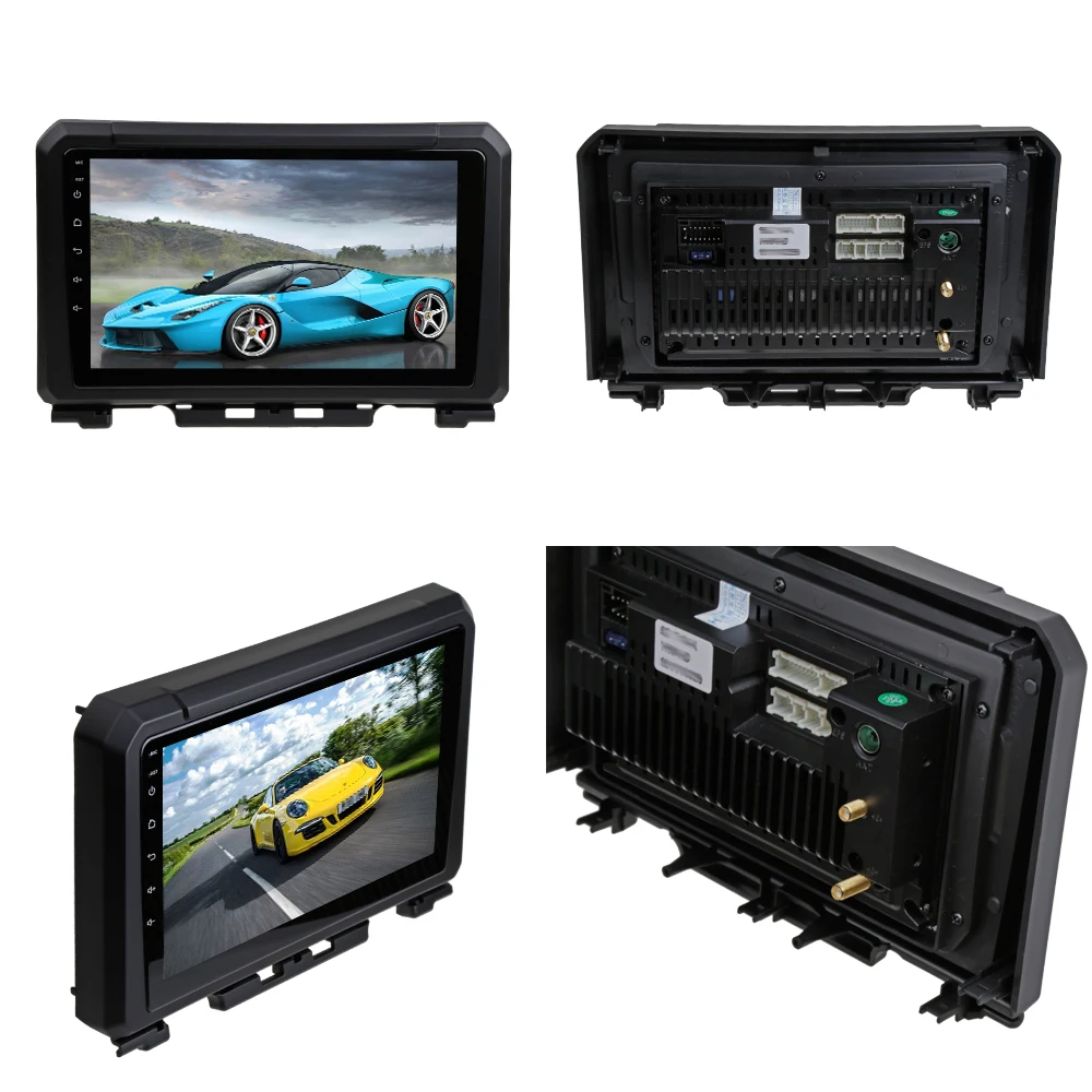 Sinosmart автомобильный радиоприемник с навигацией GPS для Suzuki Jimny 2007-2019 2.5D IPS/QLED экран 8