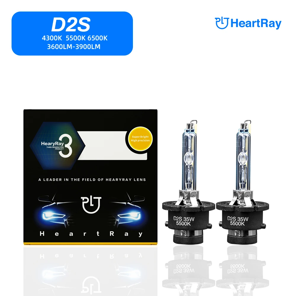Оригинальный Heartray автомобильные аксессуары 3rd 12V 35W Качество D2S D2R ксеноновые фары