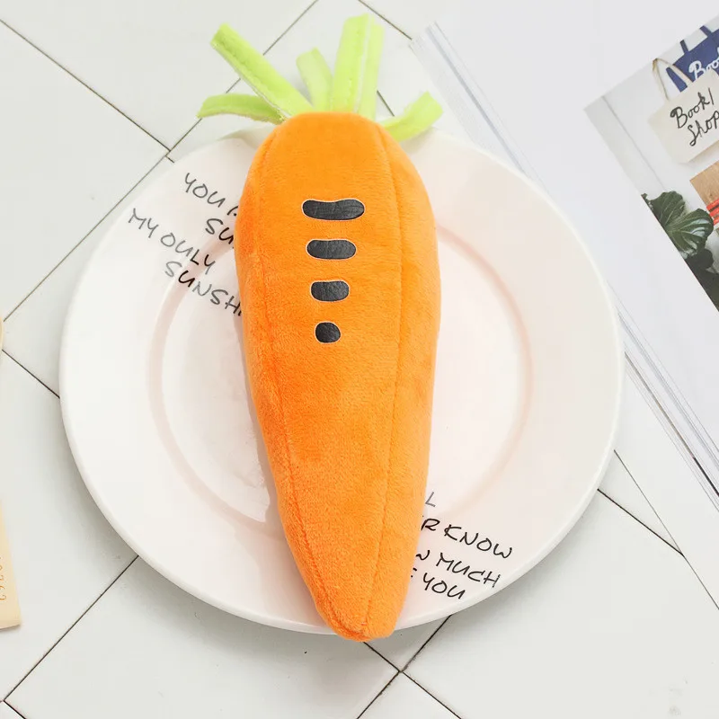 4 стиля креативная Милая канцелярская Сумка карандаш в форме моркови школьные