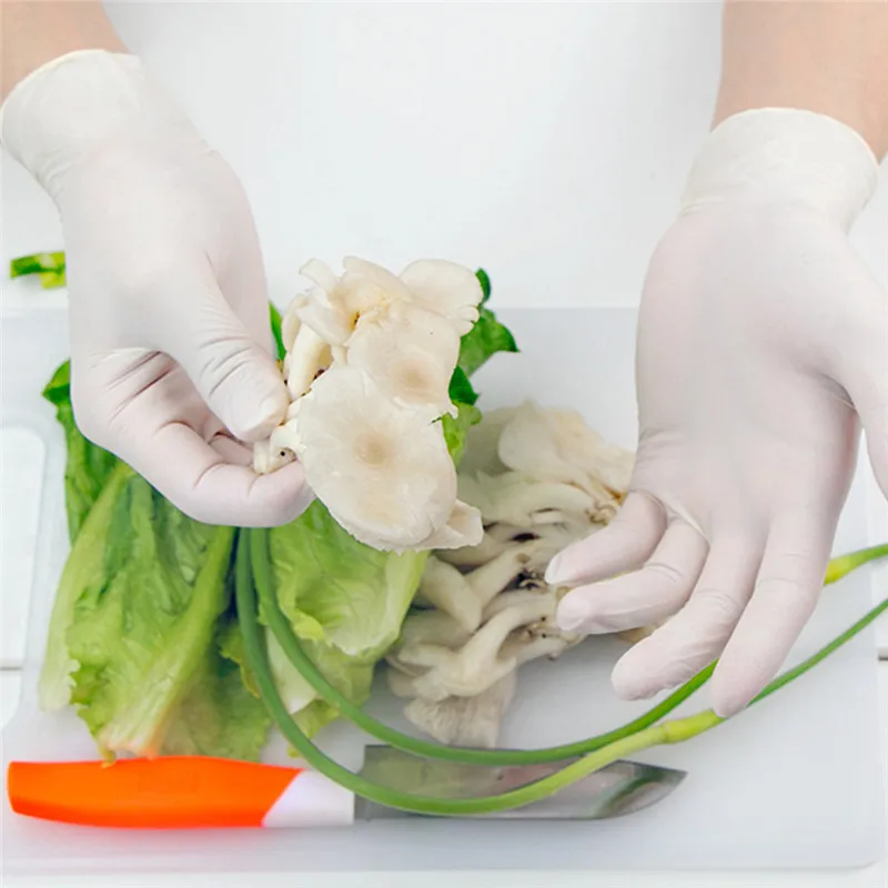 

Disposable General Purpose Latex Gloves Safety Protective Gloves 100 Per Box Small Medium Large