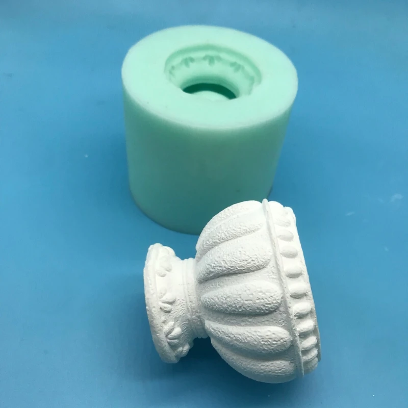 

Flower Pot Resin Silicone Mold Succulent Plant Pot Concrete Cement Plaster Molds N84D