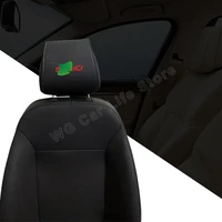 car decor headrest cover for fiat sedici auto driver seat pillow covers with pockets pu anti dirty pad car accessories