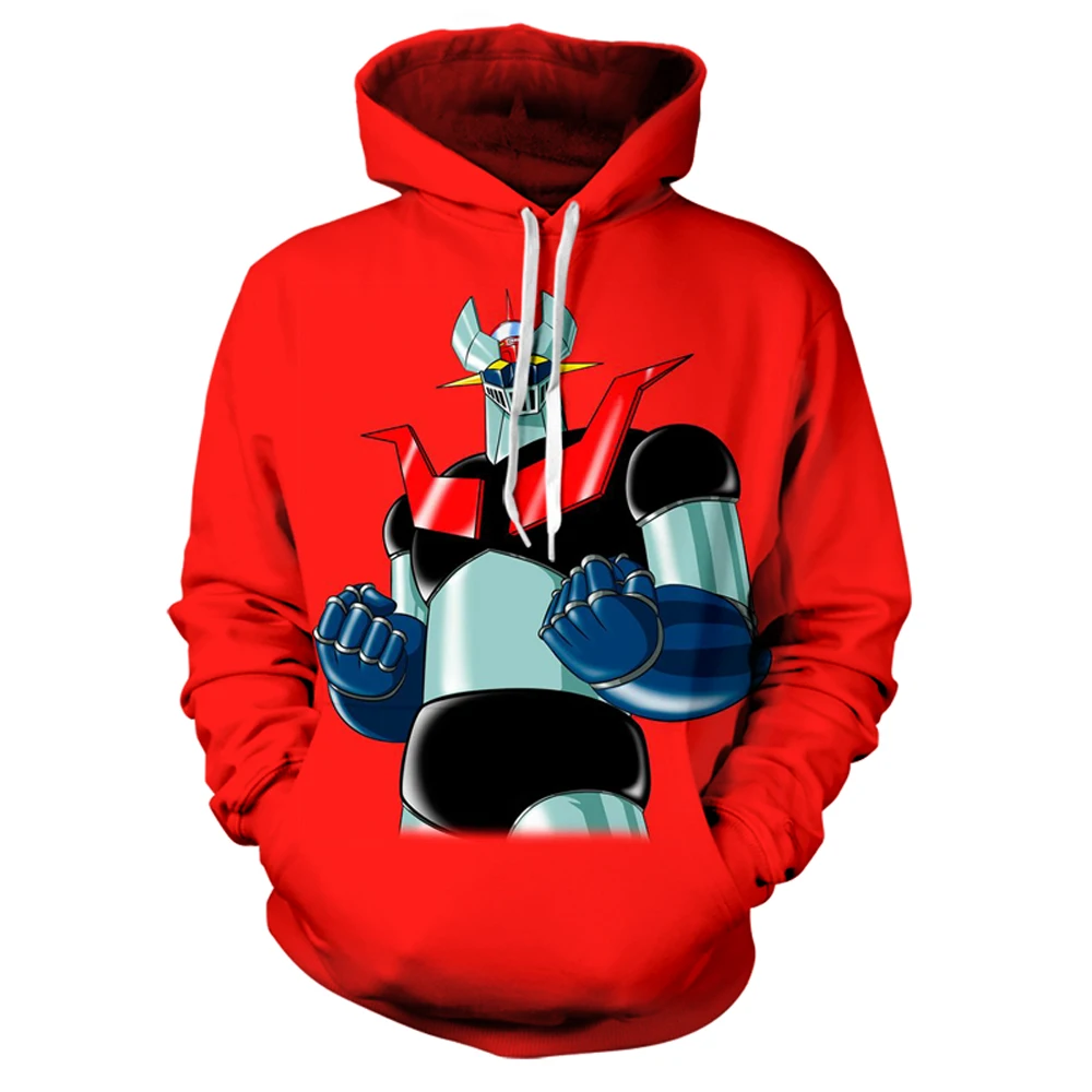 

Толстовка mazinger z мужская с 3d принтом, Модный повседневный свитшот с капюшоном в стиле аниме-фильма робот, топы для мальчиков и девочек, уличн...