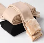 Осенне-зимние женские плотные теплые леггинсы конфетных цветов, матовый угольный растягивающийся флис