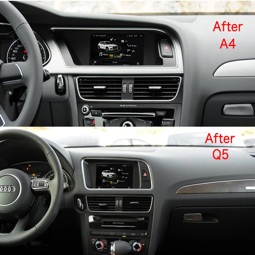 Автомобильный мультимедийный DVD плеер Android 9 0 6 ядер для AUDI A4 S4 A5 Q5 (2008 2009 2010 2011 2012 2013