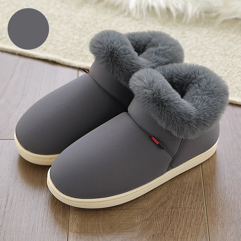 2019 женские зимние ботинки теплые меховые ботильоны хлопковая обувь на толстой