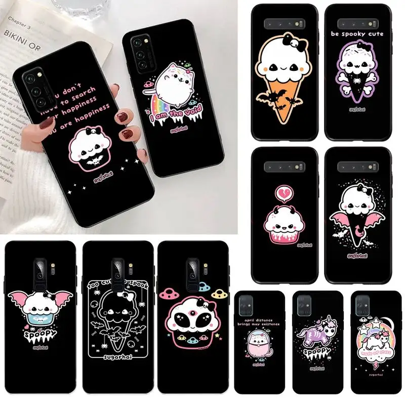 

YJZFDYRM Cute cartoon Sugarhai Customer Phone Case for Samsung S20 plus Ultra S6 S7 edge S8 S9 plus S10 5G lite 2020