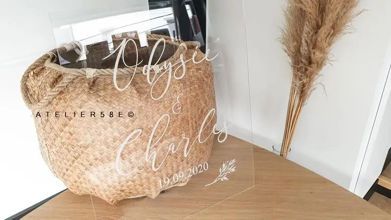 

Acrylic wedding welcome sign acrylic welcome wedding signs