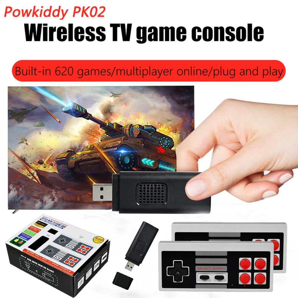 

Video Game Console Mini TV Output Handheld AV 8Bit Retro Gaming Player Built-in 621/620 Games Gift Children Adult EU/AU/US Plug