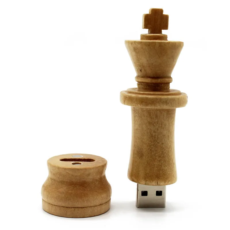 TEXT ME новый стиль деревянные международные шахматы u диск игра pendrive 4 ГБ 8 16 32 USB флэш