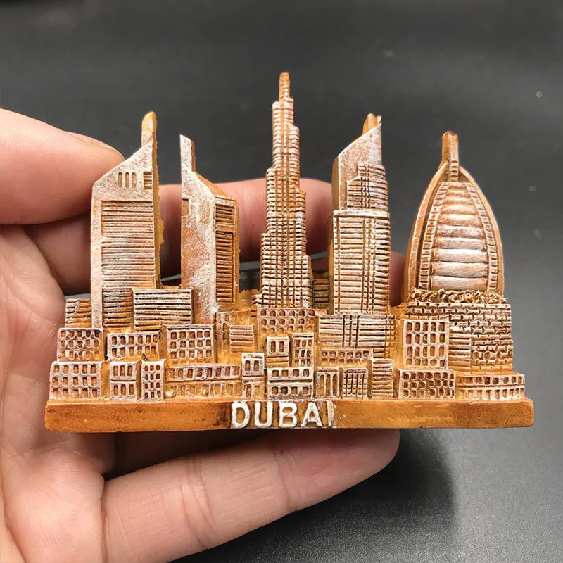 Знаменитая страна достопримечательность 3D Смола холодильник магнитные наклейки