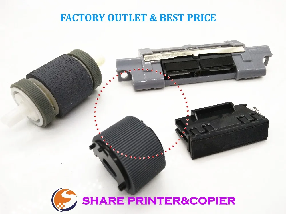 Replace Roller Kit for HP LaserJet P2030 P2035 P2050 P2055 Pro 400 - M401 / M425 MFP RL1-2115-000 RL1-2120-000 RM1-6397 RM1-6467