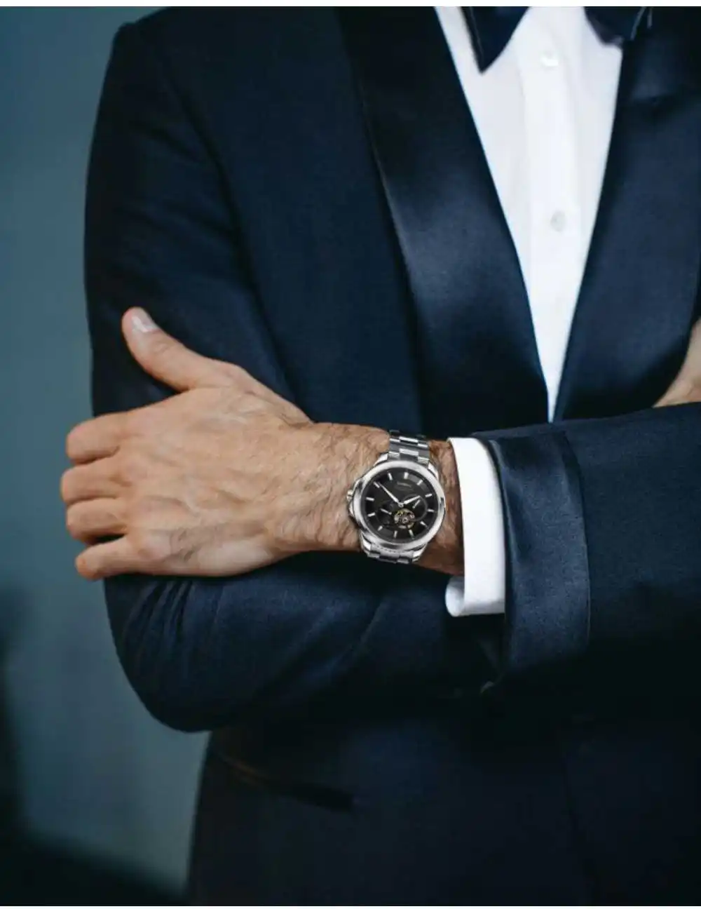 Швейцарские роскошные деловые мужские механические часы автоматические