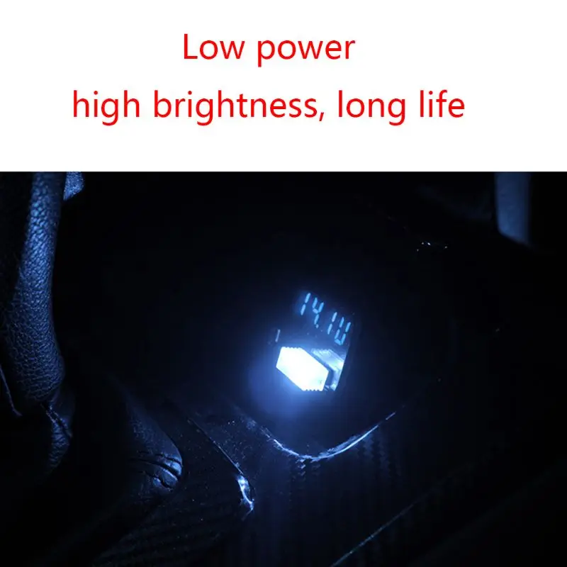 

2021 New Mini USB Decorative Interior Lamp Car LED Atmosphere Lights Emergency Lighting