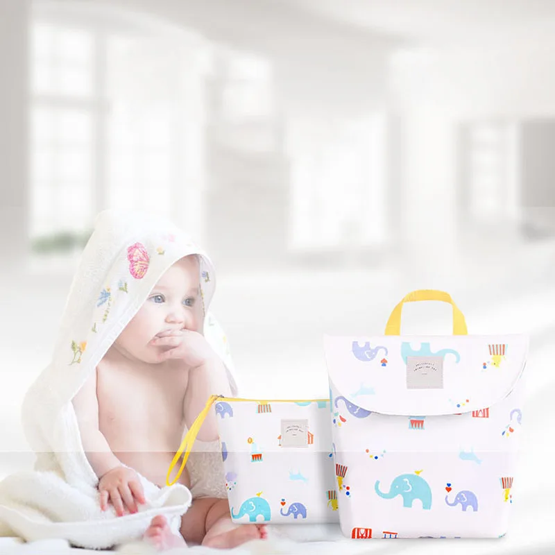 Сумка Органайзер для детской коляски водонепроницаемый вместительный крючок