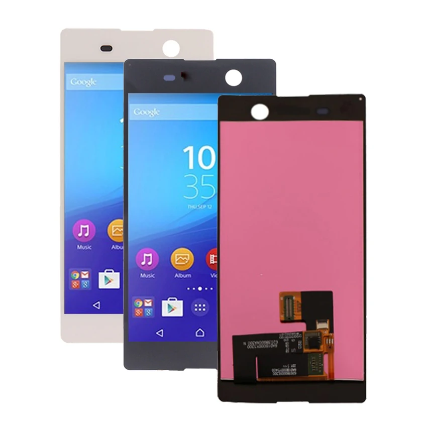 Для Sony Xperia M5 ЖК-дисплей сенсорный экран рамка дигитайзер сборка E5603 E5606 E5653 для SONY
