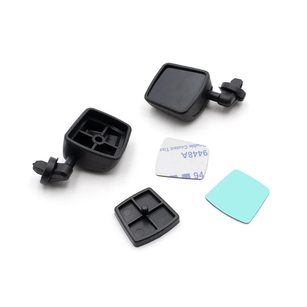 Espejo retrovisor para modelo Wrangler, carcasa de coche artesanal, espejos reflectantes, 1 par para 1/10 RC, accesorios para coches-0